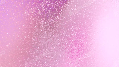 Preview: Abstract animation of explosive flow of colorful particles. Animation. Bright bokeh particles are