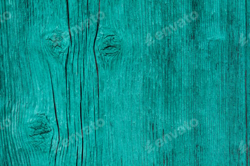 Preview: Knotted wood texture with cracks and green paint