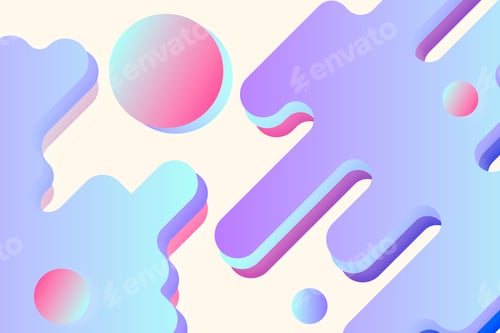 Preview: Abstract purple fluid background illusrtation