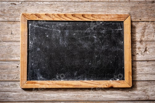 Preview: Blackboard on wood