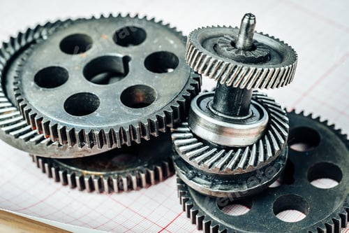 Preview: Gears from an old industrial machine