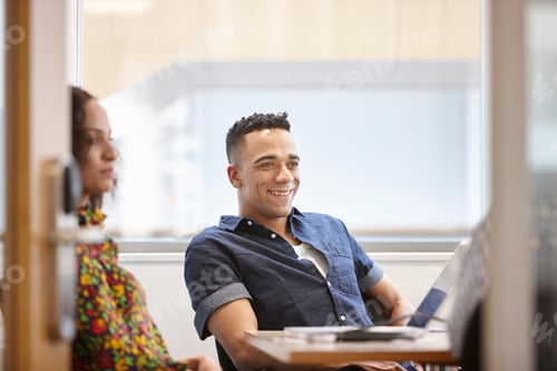 Preview: Business team meeting in conference room