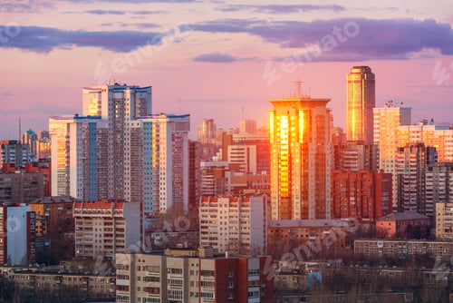 Preview: Evening View of Yekaterinburg, Russia