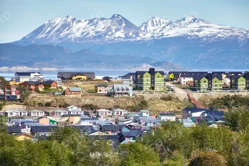 Preview: Ushuaia city, capital of Tierra del Fuego, Argentina.
