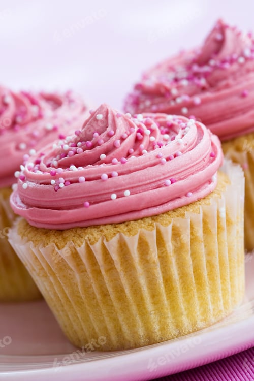 Preview: Pink cupcakes