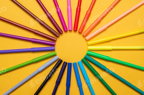Preview: Colorful markers