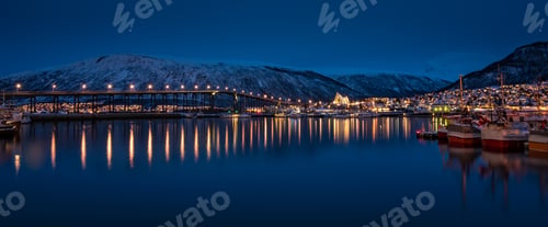 Preview: Tromso Bridge across Tromsoysundet strait