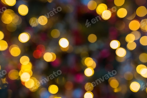 Preview: blurred christmas lights background