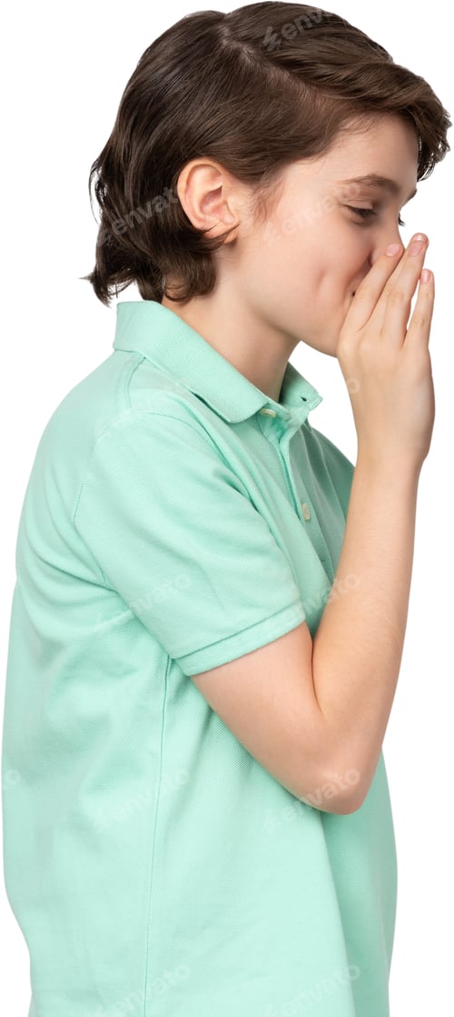 Preview: a young girl with her hand on her face