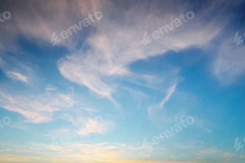 Preview: Sky background on sunset.