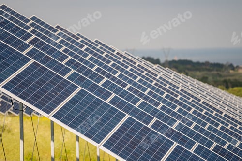 Preview: Area with the installation of solar panels