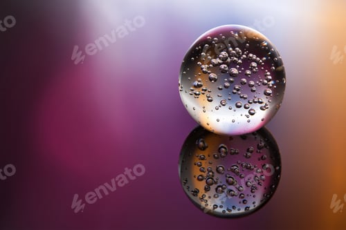 Preview: Magic crystal ball and space for text