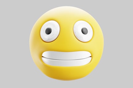 Preview: Grinning emoji with big eyes