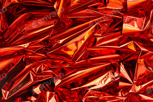 Preview: Red shiny paper texture for abstract background. Holiday backdrop concept.
