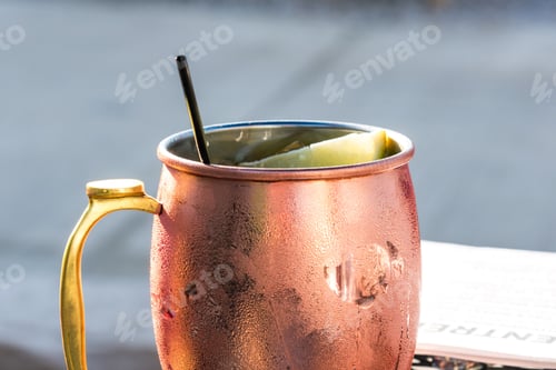 Preview: Moscow mule in copper mug