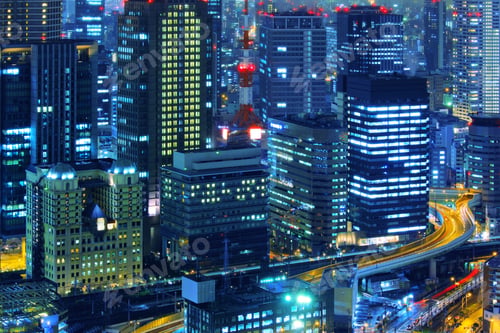 Preview: Osaka city at night