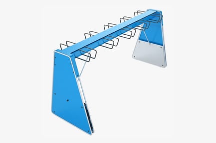 Preview: Modern Blue Scooter Rack for City Parking