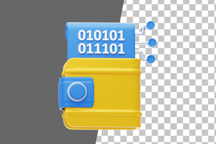 Preview: Wallet Encryption 3D Icon