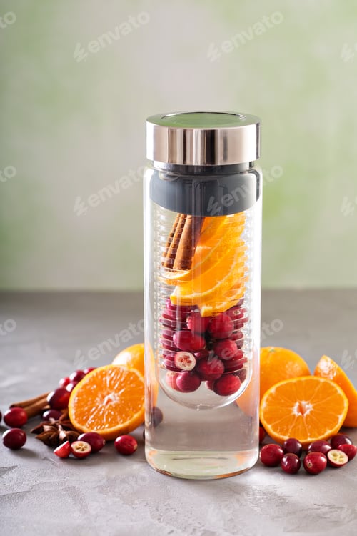 Preview: Winter or fall refreshing infused water