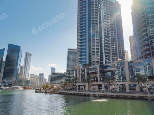 Preview: Dubai, United Arab Emirates, March 26, 2023: Dubai Marina