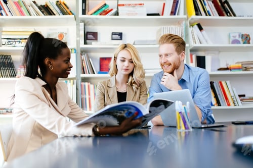 Preview: Designers working as a team in office