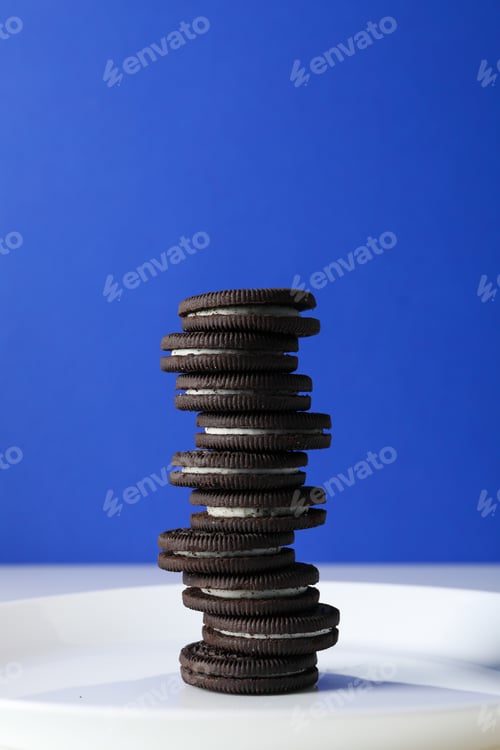 Preview: 16.02.2022 - Odessa, Ukraine: Concept of tasty cookie with Oreo
