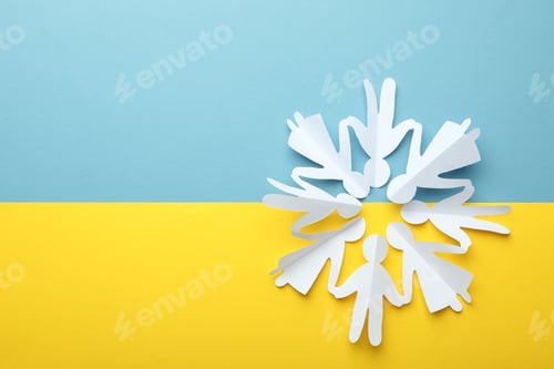Preview: Concept of togetherness during war, war in Ukraine