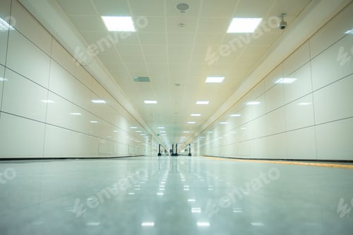 Preview: corridor in the airport