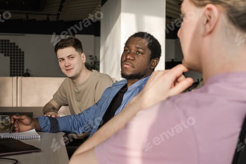 Preview: Programmers working in the office of a software development company. Coding technologies, site