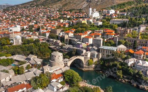 Preview: Aerial view of Mostar