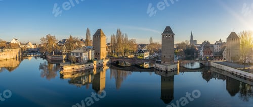 Preview: Tourist area "Petite France" in Strasbourg, France