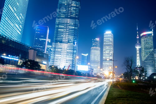 Preview: Fast moving cars at night