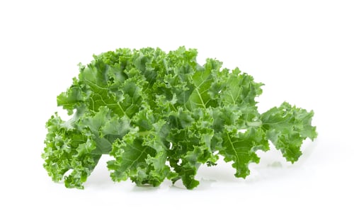 Preview: Kale leaf salad vegetable isolated on white