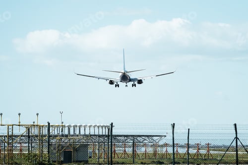 Preview: plane landing at the airstrip header