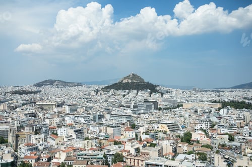 Preview: Mount Lycabettus (right) in Athens, Greece