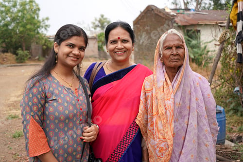 Preview: Group of different age woman, india