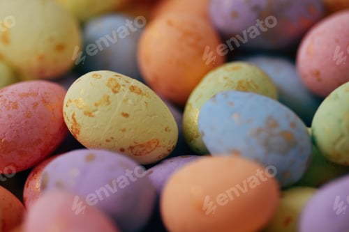 Preview: Background of colorful Easter eggs