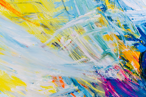 Preview: Detail of brush strokes of random colors to use as background and texture in crafts at school.