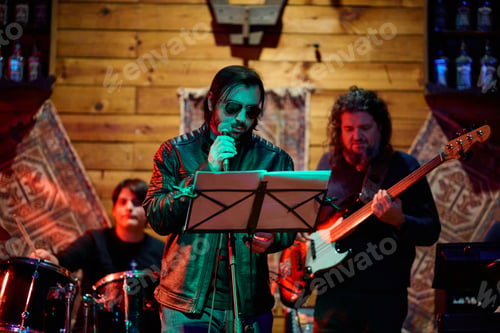 Preview: Heavy metal band performs live in an intimate venue with energetic atmosphere