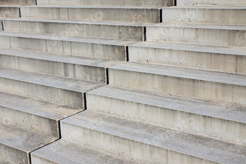 Preview: Detail of grey stairs