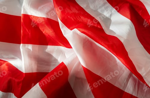 Preview: Flag of Jack of the United States along with a flag of the United States of America as a symbol of