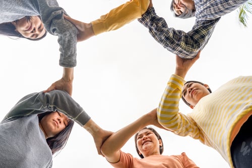 Preview: Team Hands Empathy Trust Partner partnership grow connect business partner and connection