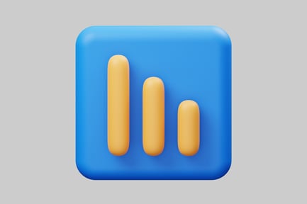 Preview: Downward chart icon