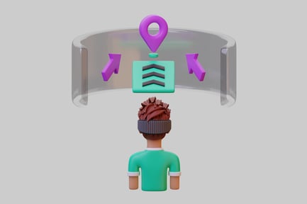 Preview: Augmented reality headset with directions