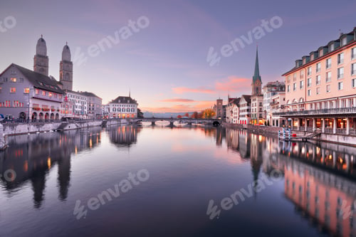 Preview: Zurich, Switzerland on the Limmat River
