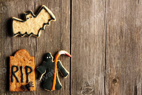 Preview: Halloween homemade gingerbread cookies