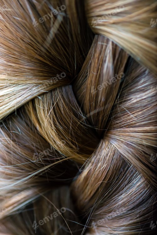 long brown hair as background