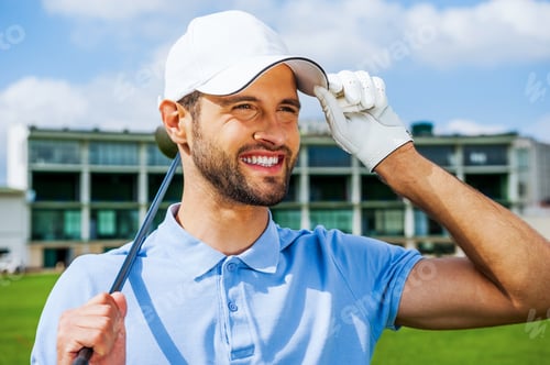 Preview: Confident golfer.