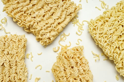 Preview: Concept of tasty fast food - instant noodles