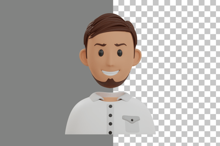 Preview: Male Employee 3D Illustration